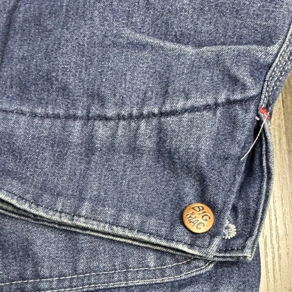 Vintage Big Mac 70s JCPenney Blanket Lined Denim Chore Jacket RARE